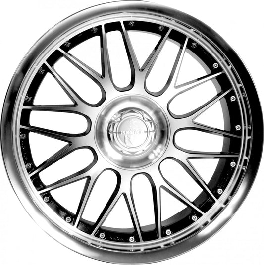 Keskin KT4 New Racer black front polish 8.5x18 ET13 - LK5/112 ML76.9