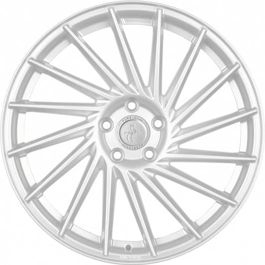 Keskin KT17 Hurricane silver painted Alufelge 8.5x19 Zoll ET45 LK 5x112 ML72.6