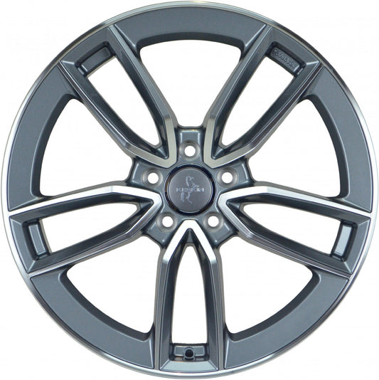 Keskin KT21 Elegant palladium front polish 7.5x17 ET30 - LK5/112 ML66.6