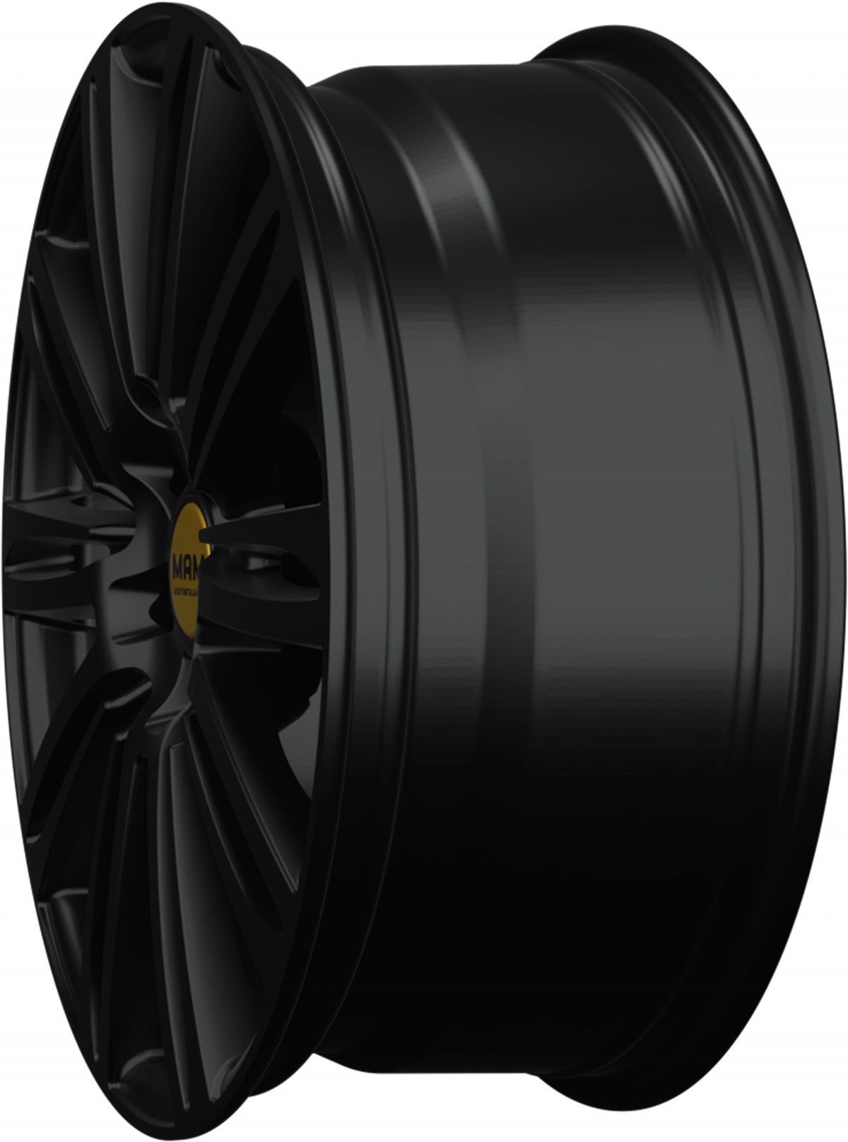 MAM A4 black painted 8x19 ET45 - LK5/112 ML66.5