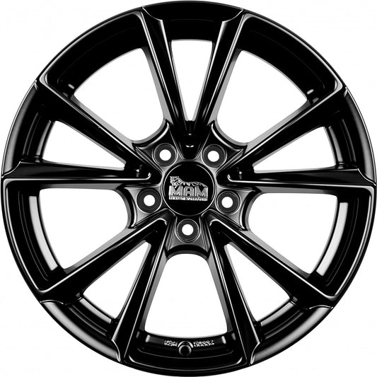 MAM A5 matt black painted 8.5x20 ET30 - LK5/112 ML66.6