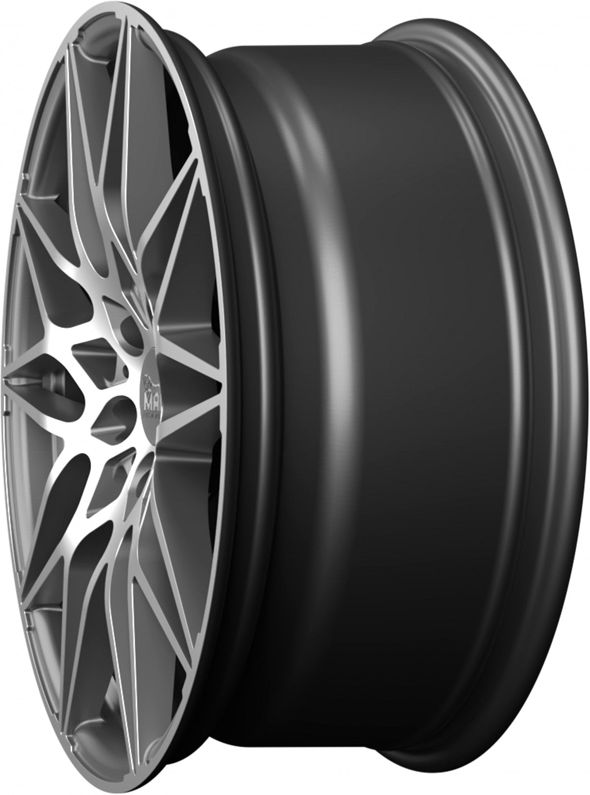 MAM B2 palladium front polish 8x18 ET35 - LK5/120 ML72.6