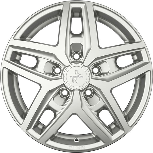 Keskin KT C1-5L Camper silver painted 6.5x16 ET66 - LK5/118 ML71.1
