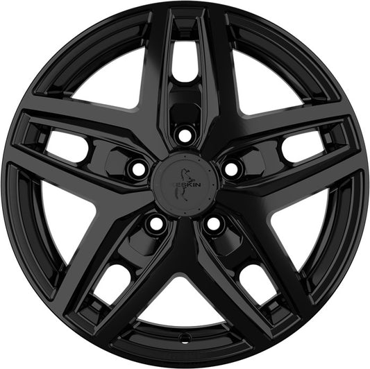 Keskin KT C1-5L Camper black painted 6.5x16 ET66 - LK5/130 ML78.1