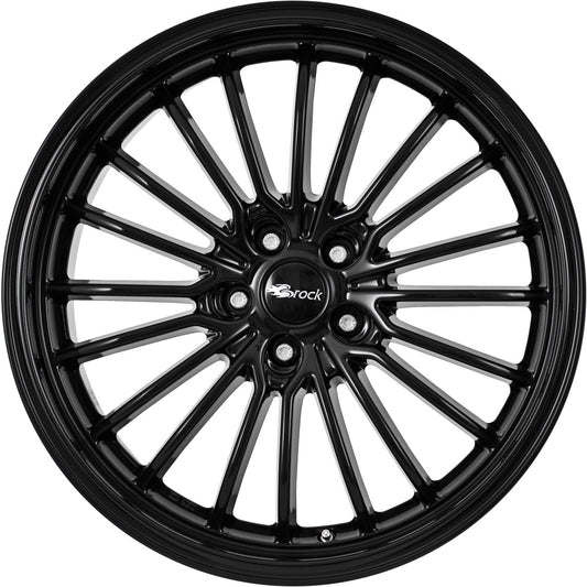 Brock B24 GP schwarz lackiert 8.5x19 ET40 - LK5/114.3 ML72.6