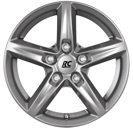 RC-Design RC24 titan-metallic lackiert 6x15 ET40 - LK4/100 ML63.4