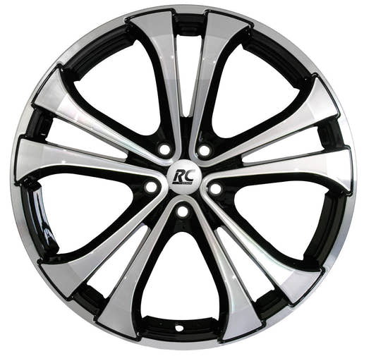 RC-Design RC17 schwarz front-poliert 7x16 ET45 - LK5/114.3 ML72.6