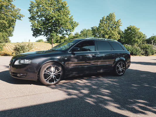 Brock B26 schwarz front-poliert Alufelge 8.5x19 Zoll ET35 LK 5x120 ML72.6
