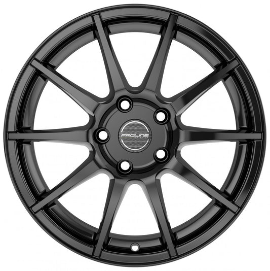 Proline UX100 black glossy 6.5x16 ET38 - LK5/105 ML56.6