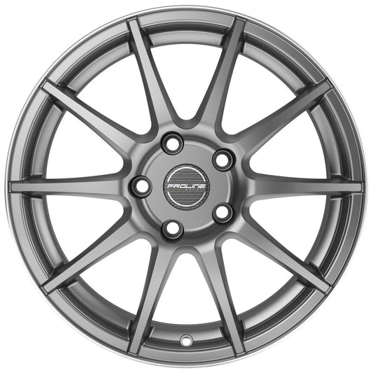 Proline UX100 grey rim polished 6.5x16 ET38 - LK5/105 ML56.6