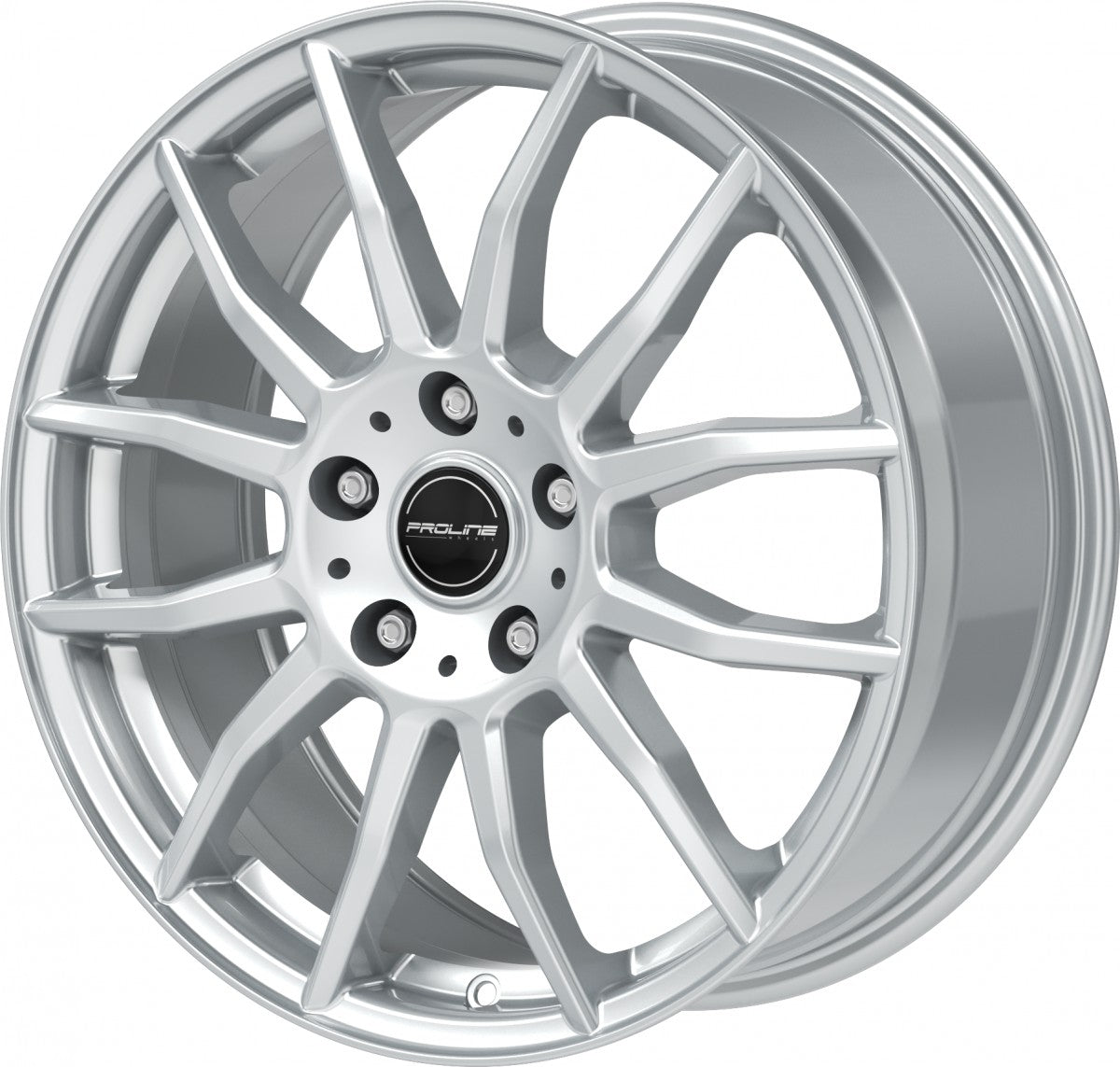 Proline AX100 arctic silver Alufelge 7x17 Zoll ET40 LK 5x114.3 ML74.1 – Bild 8
