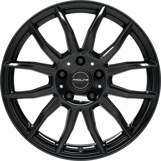 Proline AX100 black glossy 7.5x18 ET42 - LK5/108 ML74.1
