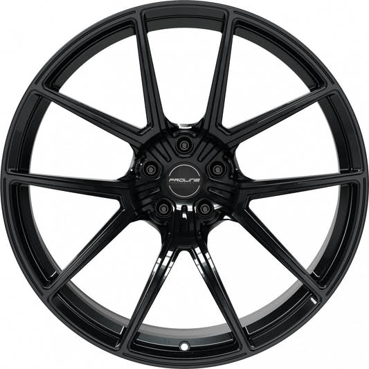 Proline PFR forged black glossy 10.5x21 ET19 - LK5/112 ML66.5