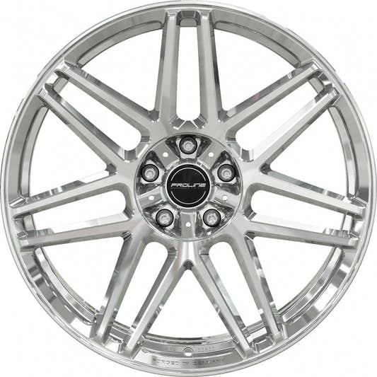 Proline PFG forged full polished Alufelge 10x22 Zoll ET21 LK 5x130 ML84