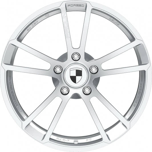 Proline RAR3 forged speed silver Alufelge 10x19 Zoll ET42 LK 5x130 ML71.6 – Bild 2
