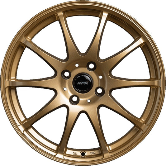 RFK Wheels SLS401 satin gold 7x17 ET18 - LK4/108 ML65.1