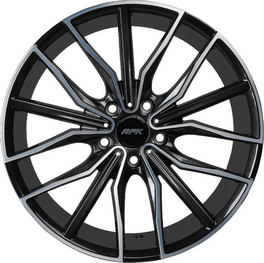 RFK Wheels GLS301 metallic black machined 8.5x19 ET42 - LK5/114.3 ML82