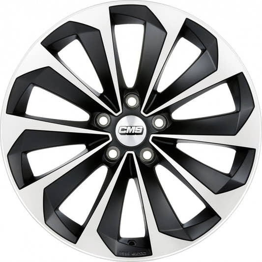 CMS C21 diamant schwarz matt Alufelge 8x18 Zoll ET47 LK 5x114.3 ML67.2