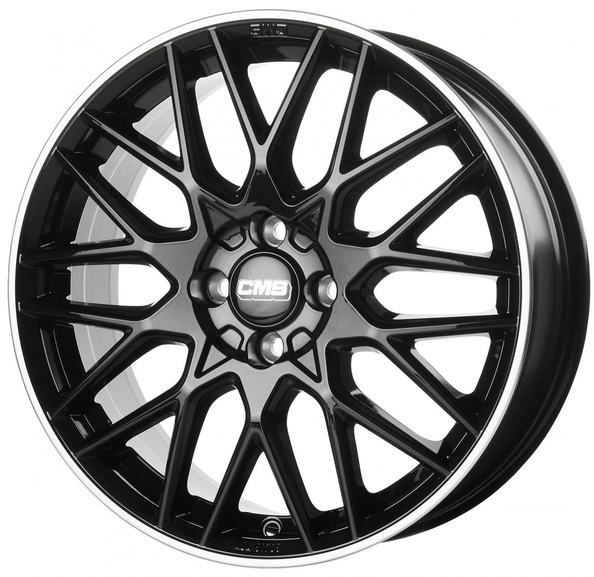CMS C25 diamond rim black Alufelge 7x17 Zoll ET40 LK 5x112 ML66.5 – Bild 6