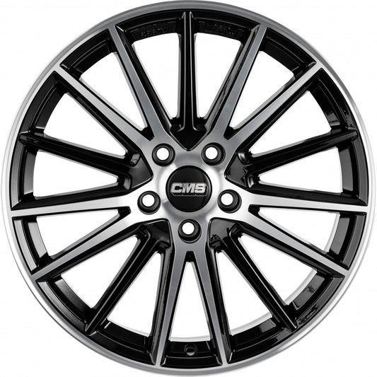 CMS C23 diamond black gloss 8x20 ET55.1 - LK5/108 ML63.4