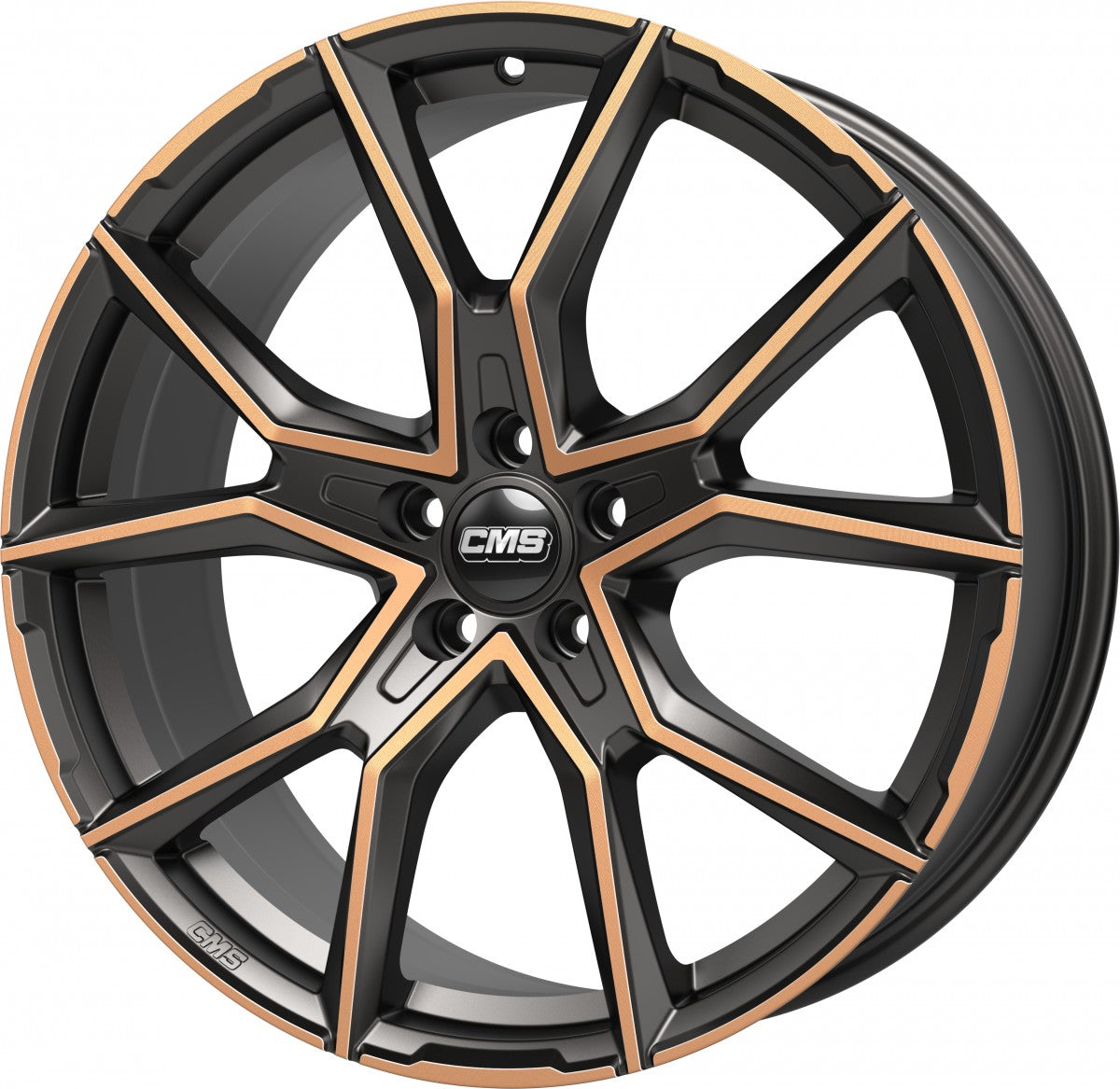 CMS C33 diamond black copper 8.5x20 ET40 - LK5/112 ML66.5