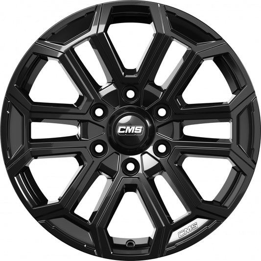 CMS C35 complete black gloss 8x18 ET29 - LK6/139.7 ML106.1