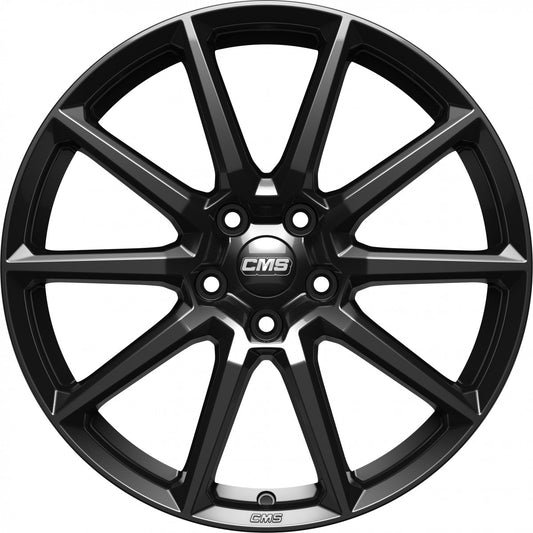 CMS C39 complete black gloss 7.5x18 ET49 - LK5/112 ML66.5