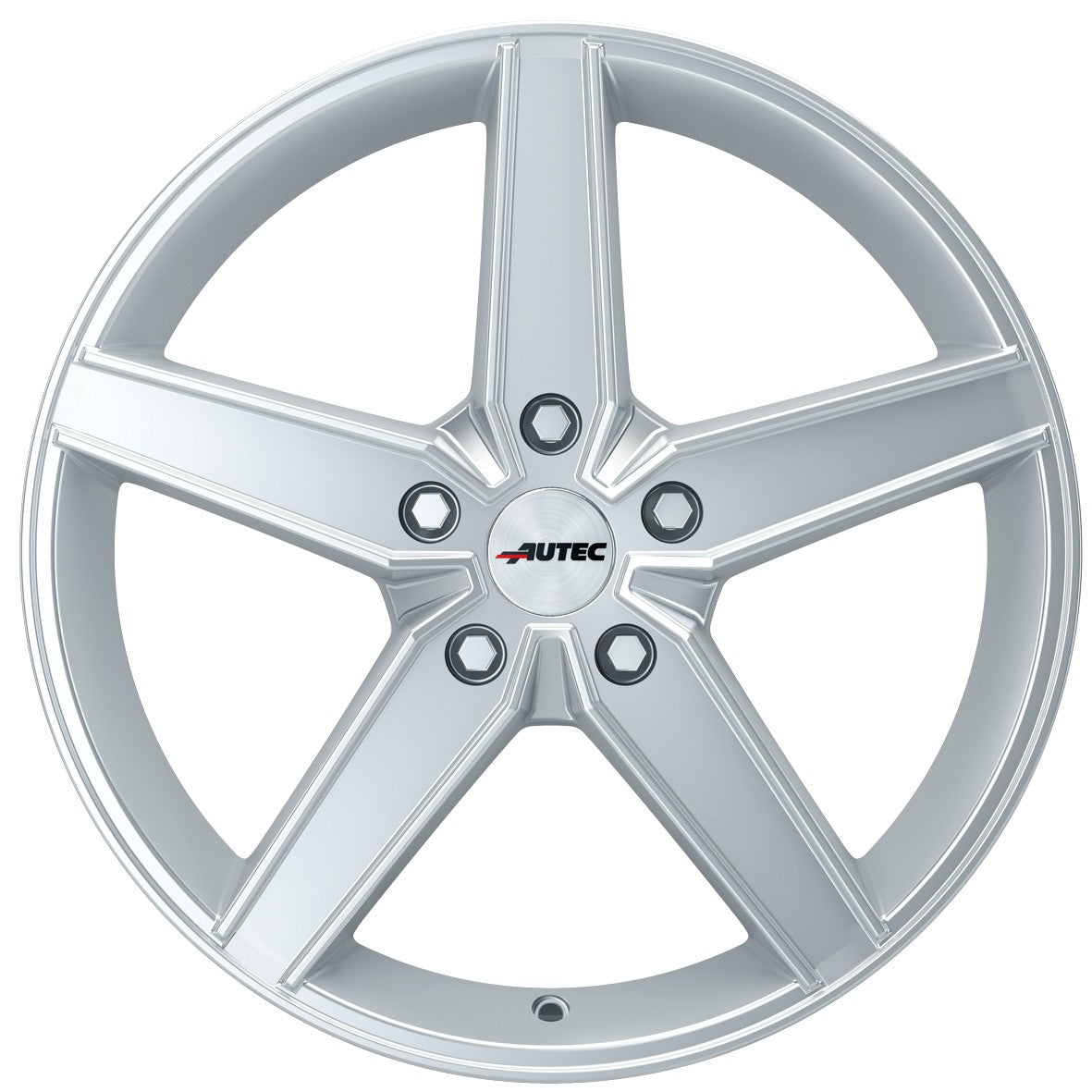 Autec Typ D - Delano hyper silber Alufelge 8x18 Zoll ET35 LK 5x120 ML72.6 – Bild 2