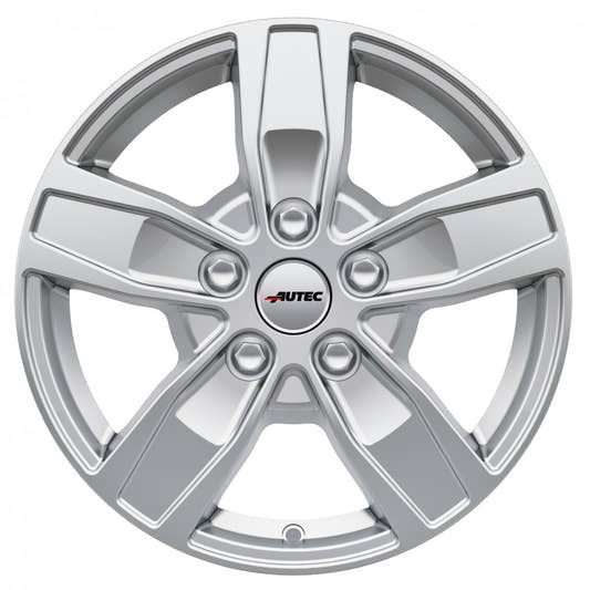 Autec Typ Q - Quantro 5-Loch brillantsilber Alufelge – Bild 2