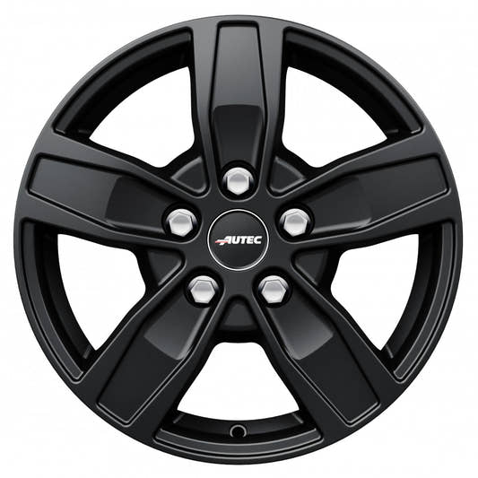 Autec Typ Q - Quantro 5-Loch schwarz matt 6.5x16 ET66 - LK5/118 ML71.1