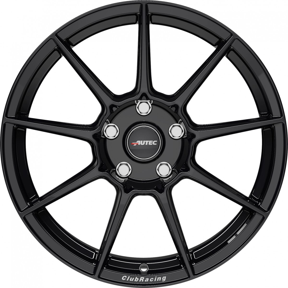 Autec Typ CR - ClubRacing EVO schwarz 9.5x18 ET30 - LK5/114.3 ML70