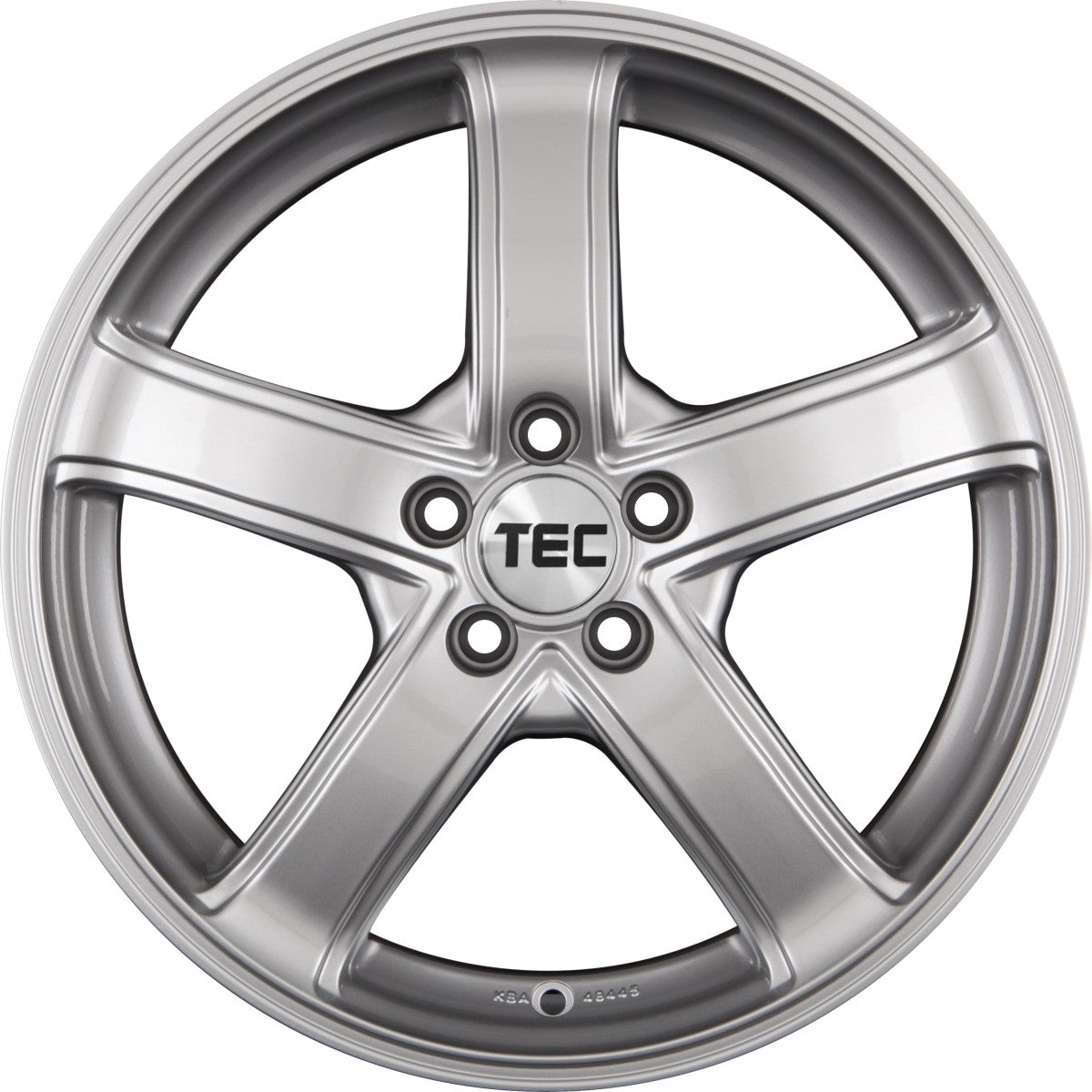 TEC Speedwheels AS1 sterling silber 7.5x17 ET45 - LK5/120 ML72.5