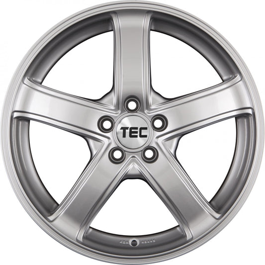 TEC Speedwheels AS1 sterling silber 7.5x17 ET45 - LK5/120 ML72.5