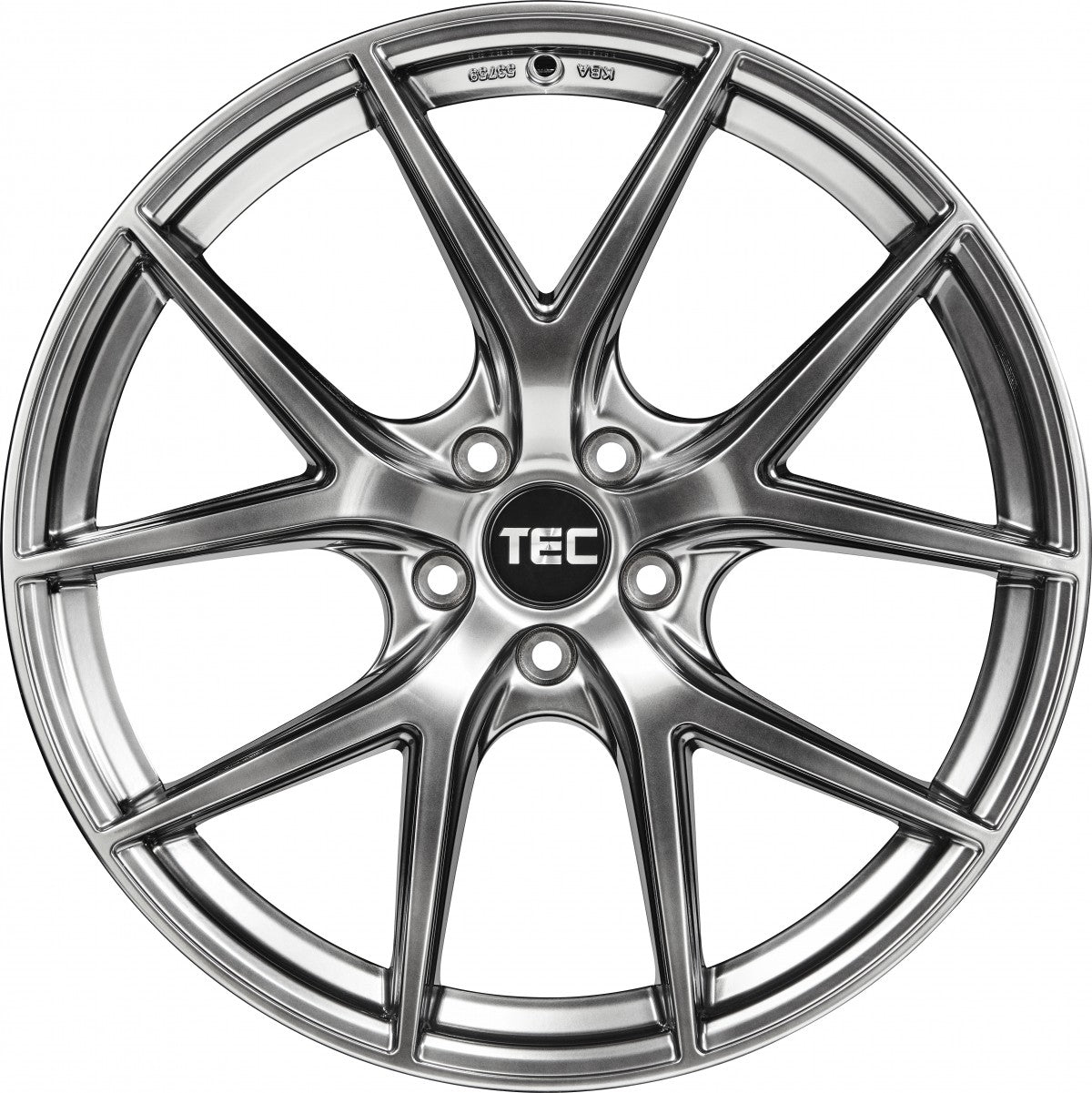 TEC Speedwheels GT6 EVO hyper-black 8x19 ET40 - LK5/120 ML72.6