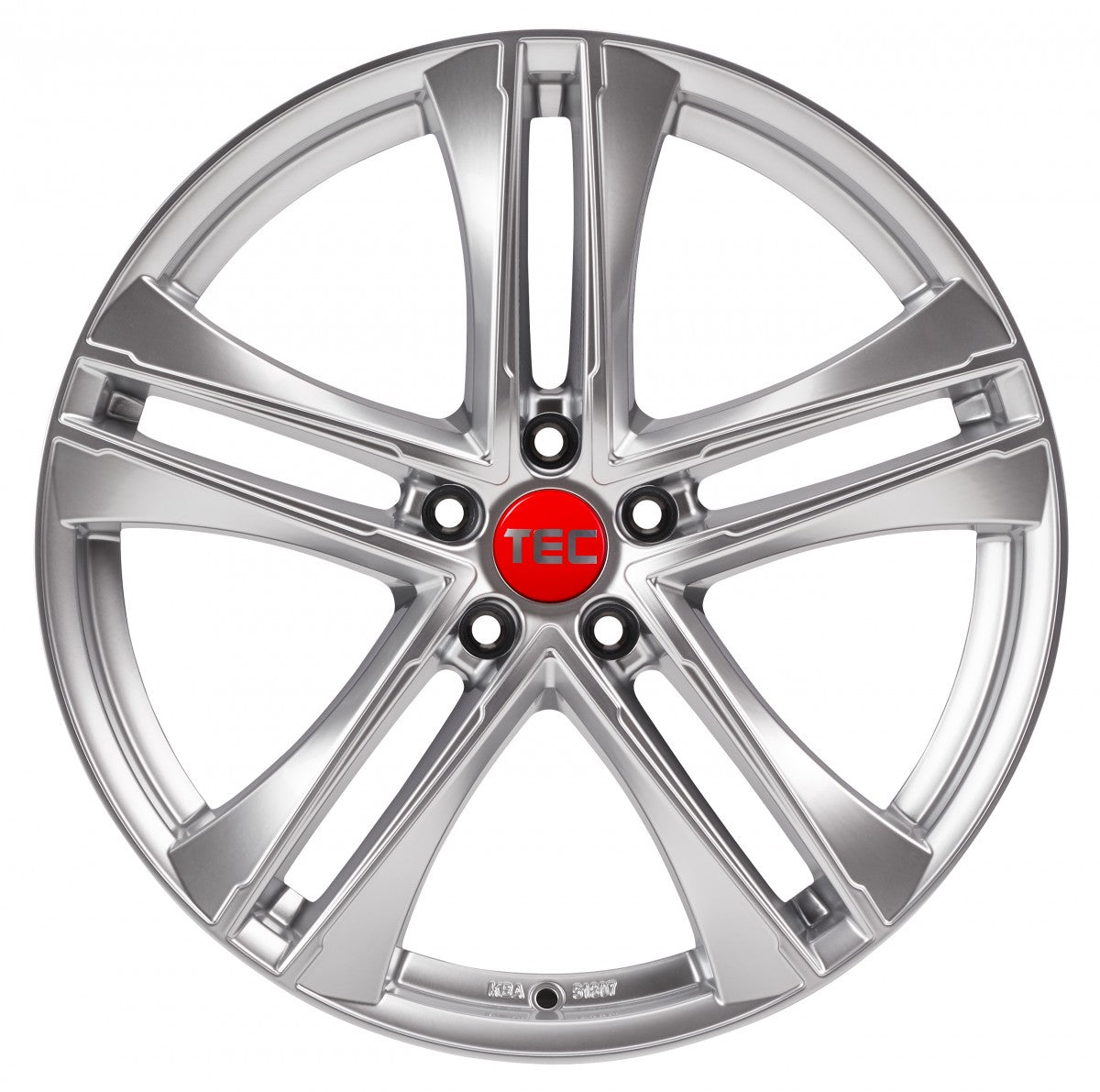 TEC Speedwheels AS4 EVO hyper-silber 8.5x20 ET48 - LK5/114.3 ML72.5