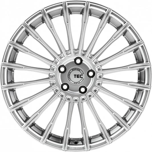 TEC Speedwheels GT5 hyper-silber 9x19 ET48 - LK5/120 ML65.1