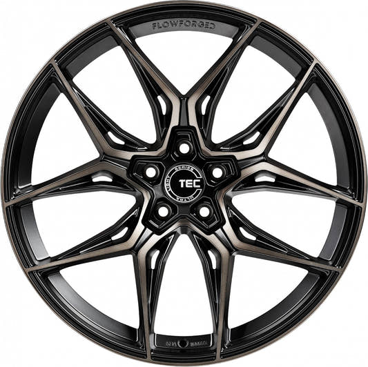 TEC Speedwheels GT9 schwarz-matt-frontpoliert shadow edition Alufelge 10.5x21 Zoll ET18 LK 5x112 ML66.6 – Bild 2