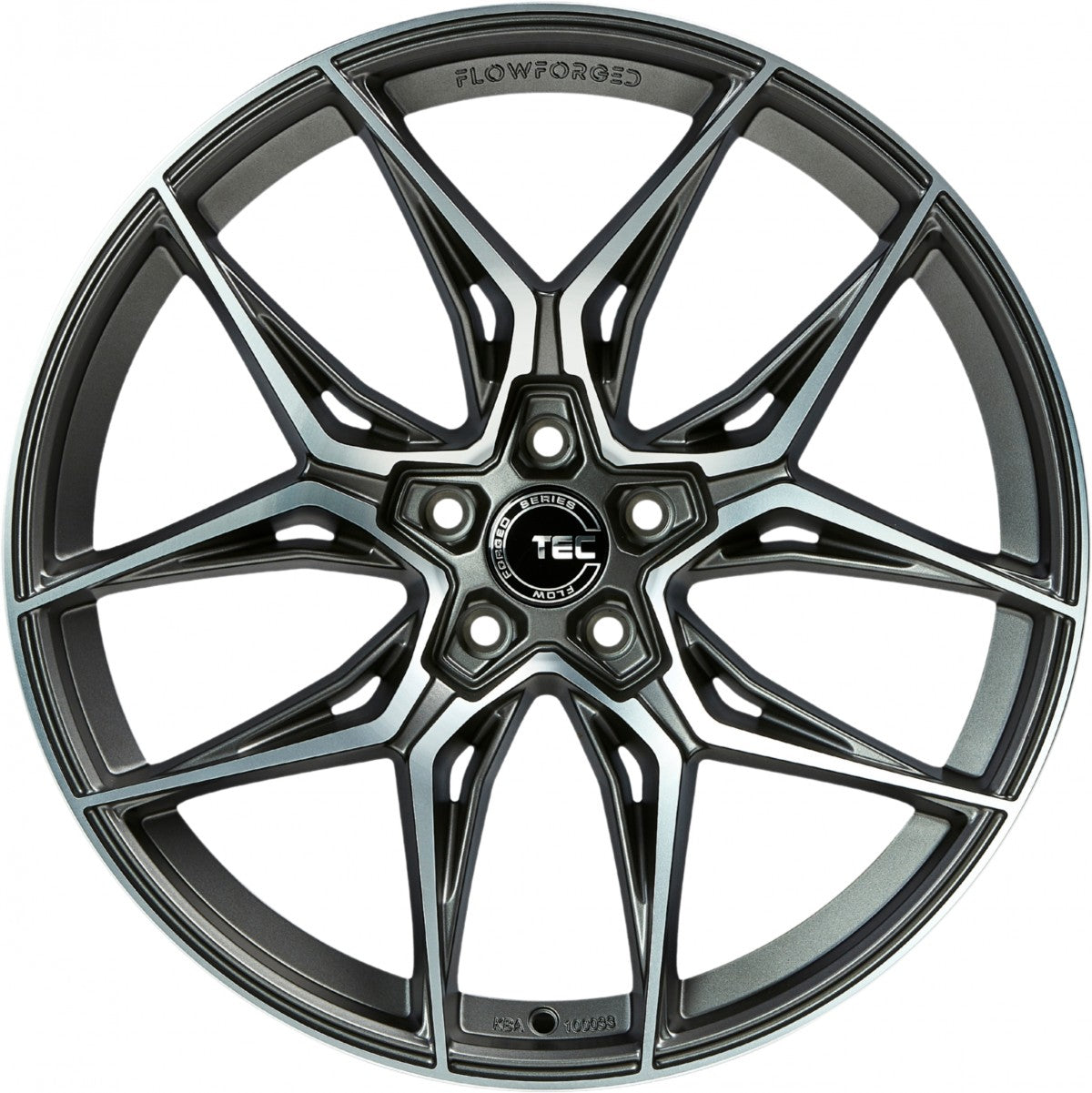 TEC Speedwheels GT9 gun metal-matt-frontpoliert Alufelge 8.5x20 Zoll ET28 LK 5x112 ML66.6 – Bild 2