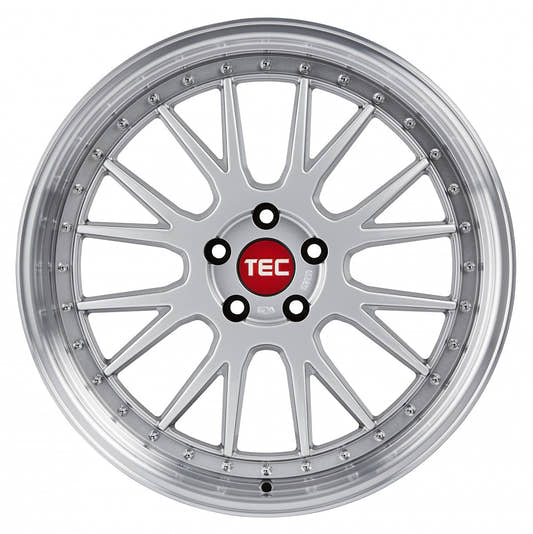 TEC Speedwheels GT EVO hyper-silber-hornpoliert Alufelge 8.5x19 Zoll ET30 LK 5x120 ML72.6