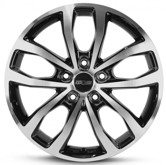 Oxxo Hyperion black / polished 7x17 ET56 - LK5/120 ML65.1