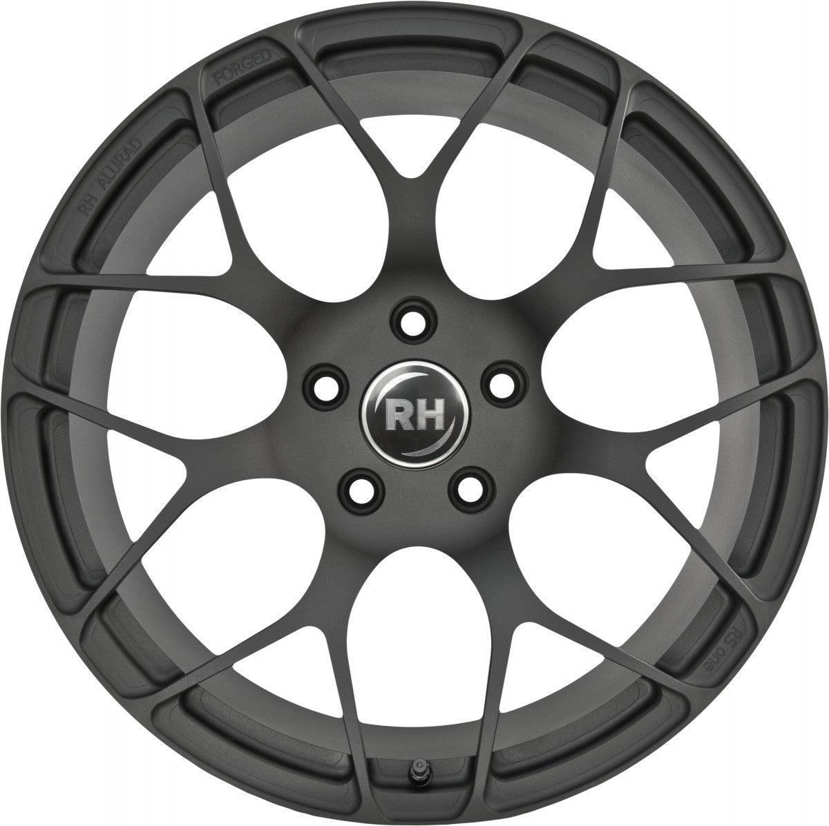 RH Alurad RS One racing schwarz lackiert 12x20 ET63 - LK5/130 ML71.5