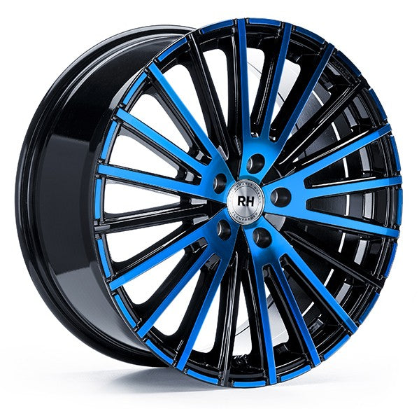 RH Alurad WM Flowforming color polished - blue Alufelge