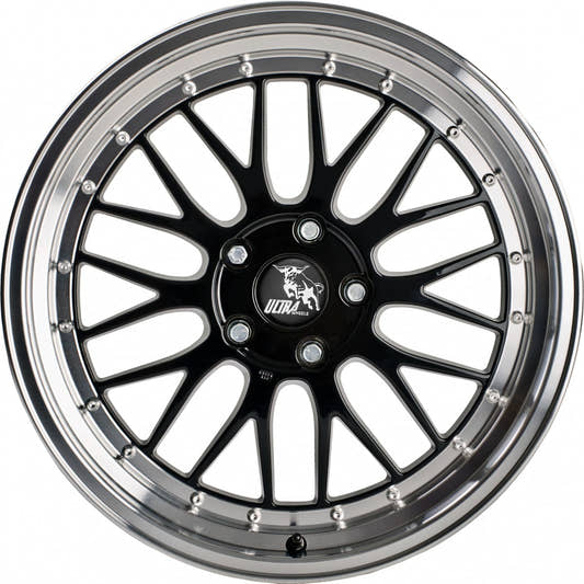 Ultra Wheels UA3 LM black / lip polished Alufelge 8.5x18 Zoll ET45 LK 5x112 ML66.5 – Bild 2