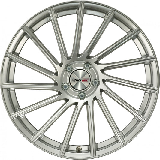 Motec Tornado high gloss silver 10.5x21 ET15 - LK5/112 ML66.5
