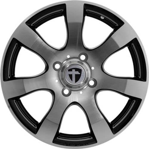 Tomason TN3F black polished Alufelge 6.5x16 Zoll ET50 LK 5x120 ML65.1 – Bild 2