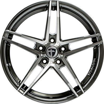 Tomason TN12 dark hyperblack polished 8.5x19 ET40 - LK5/108 ML72.6