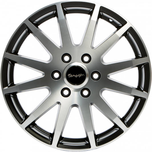 Tomason TN1F black matt polished Alufelge 7.5x18 Zoll ET60 LK 5x118 ML71.1 – Bild 2