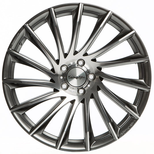 Tomason TN16 dark hyperblack polished 8x18 ET35 - LK5/110 ML65.1