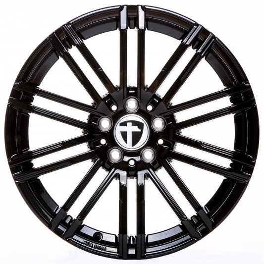 Tomason TN18 black painted 10x20 ET20 - LK5/112 ML66.5