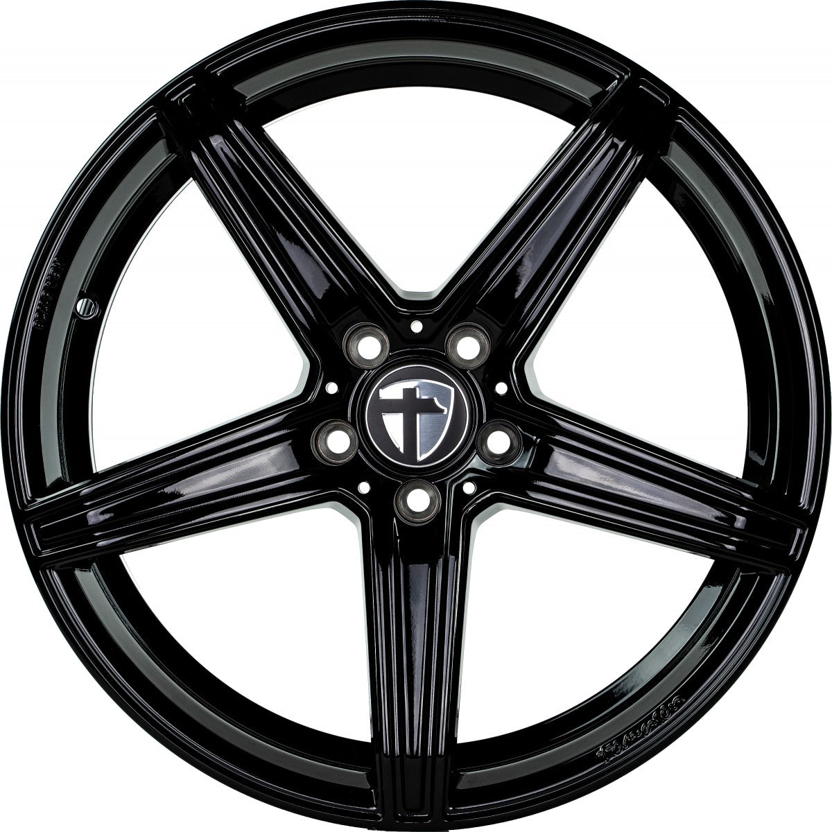 Tomason TN20 black painted 8x18 ET35 - LK5/100 ML63.4